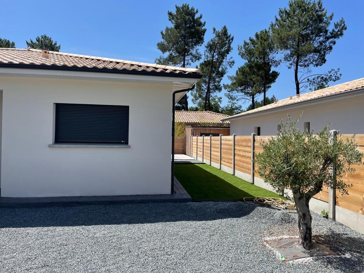 Maison Moderne Avec Piscine Chauffee Lacanau Buitenkant foto